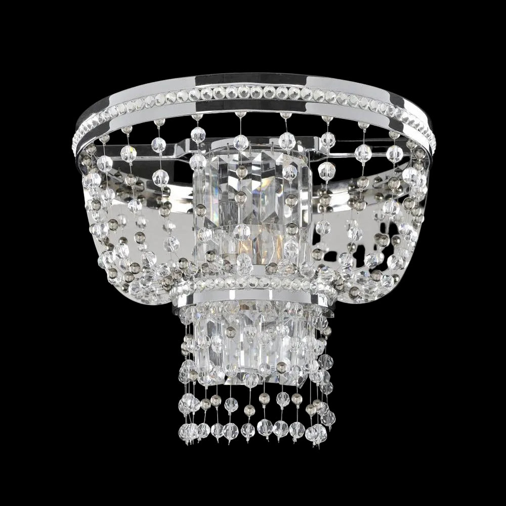Capri Crystal Wall Sconce – Crystal+Form Allegri Crystal Lighting