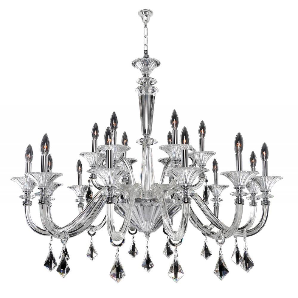 Chauvet 18 Light Chandelier – Crystal+Form Allegri Crystal Lighting