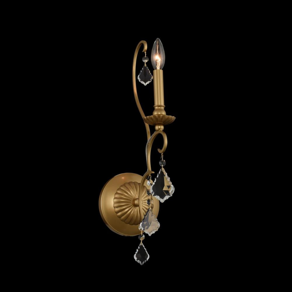 Elise 1 Light Wall Bracket – Crystal+Form Allegri Crystal Lighting