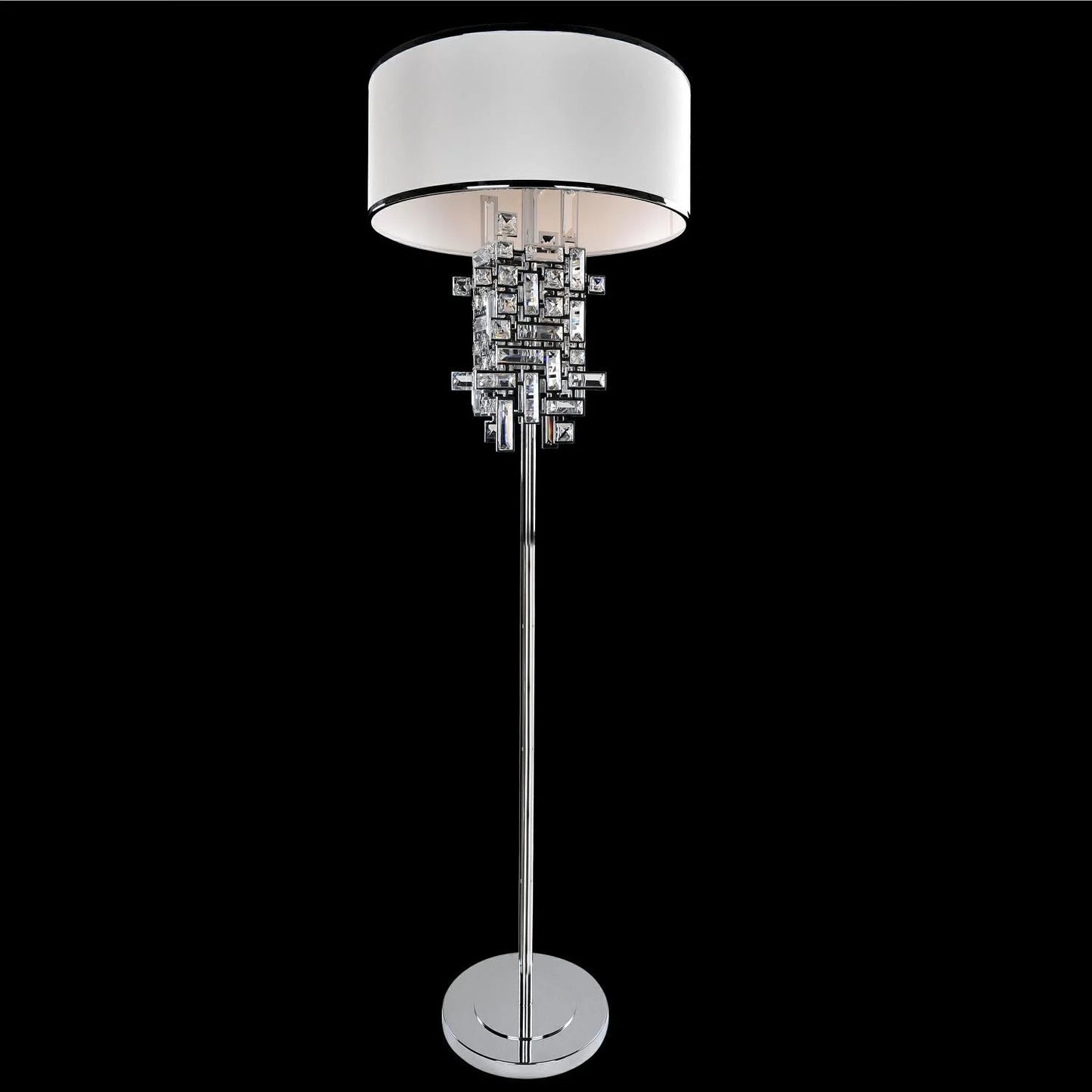 Vermeer Crystal Floor Lamp