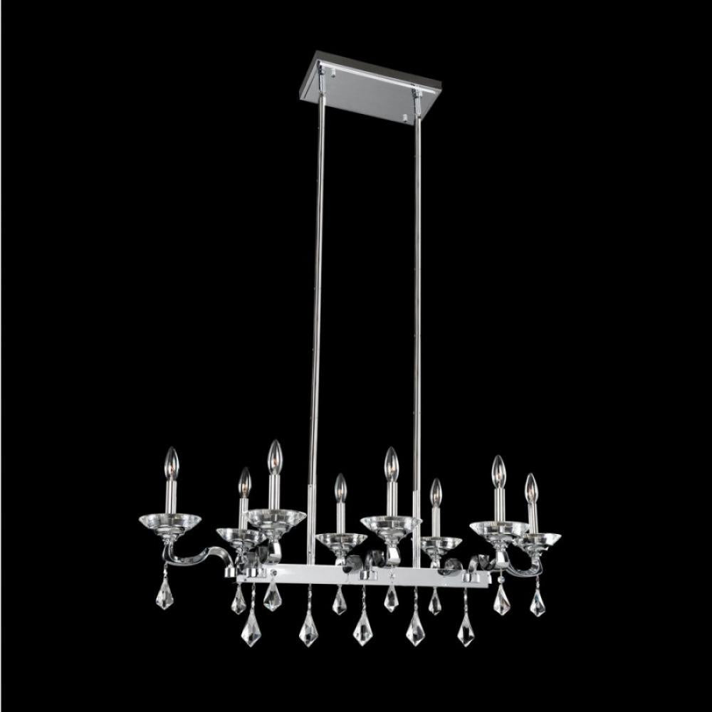 Cosimo 8 Light Island – Crystal+Form Allegri Crystal Lighting
