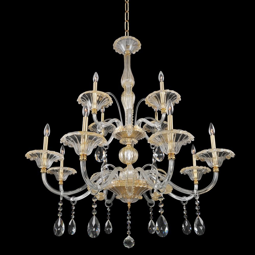 La Rosa (8+4) Light Chandelier