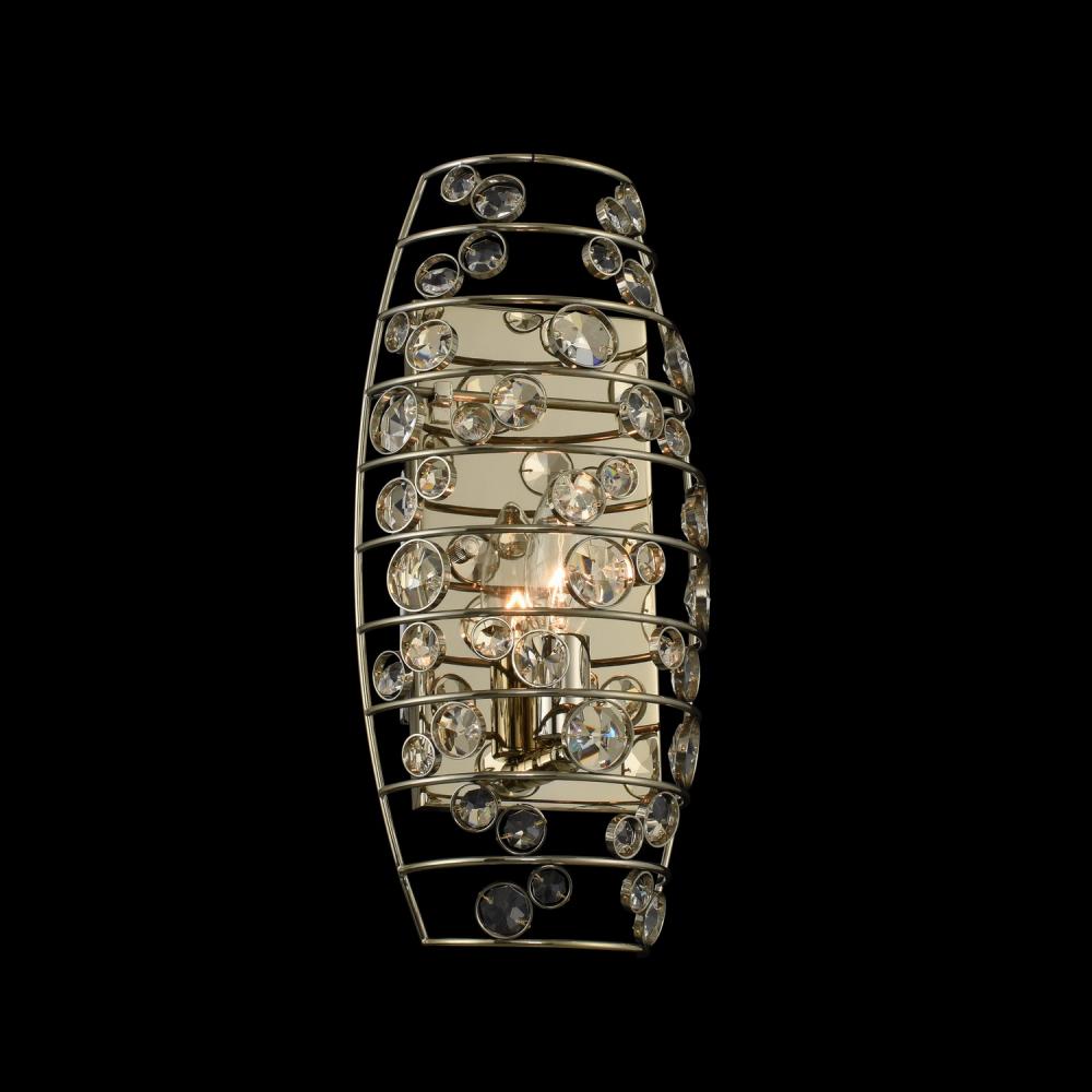 Gemini 1 Light ADA Wall Sconce – Crystal+Form Allegri Crystal Lighting
