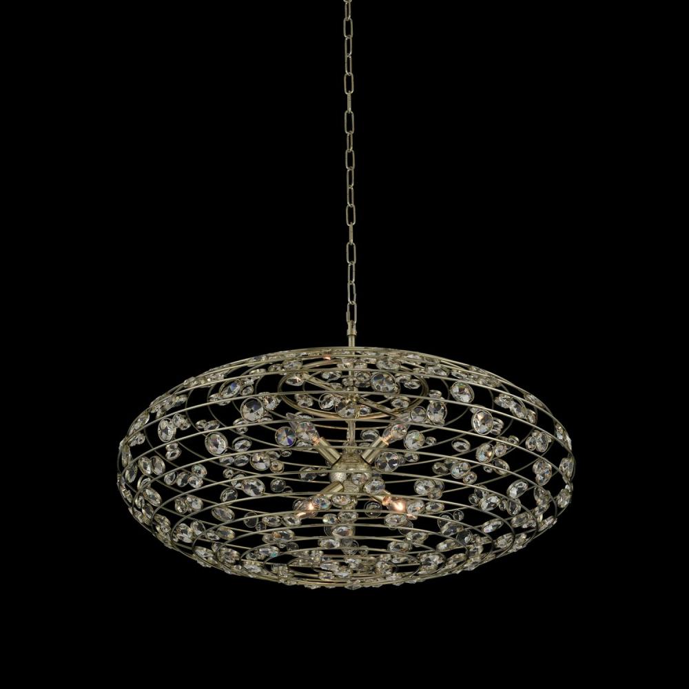 Gemini 32 Inch Almond Pendant – Crystal+Form Allegri Crystal Lighting