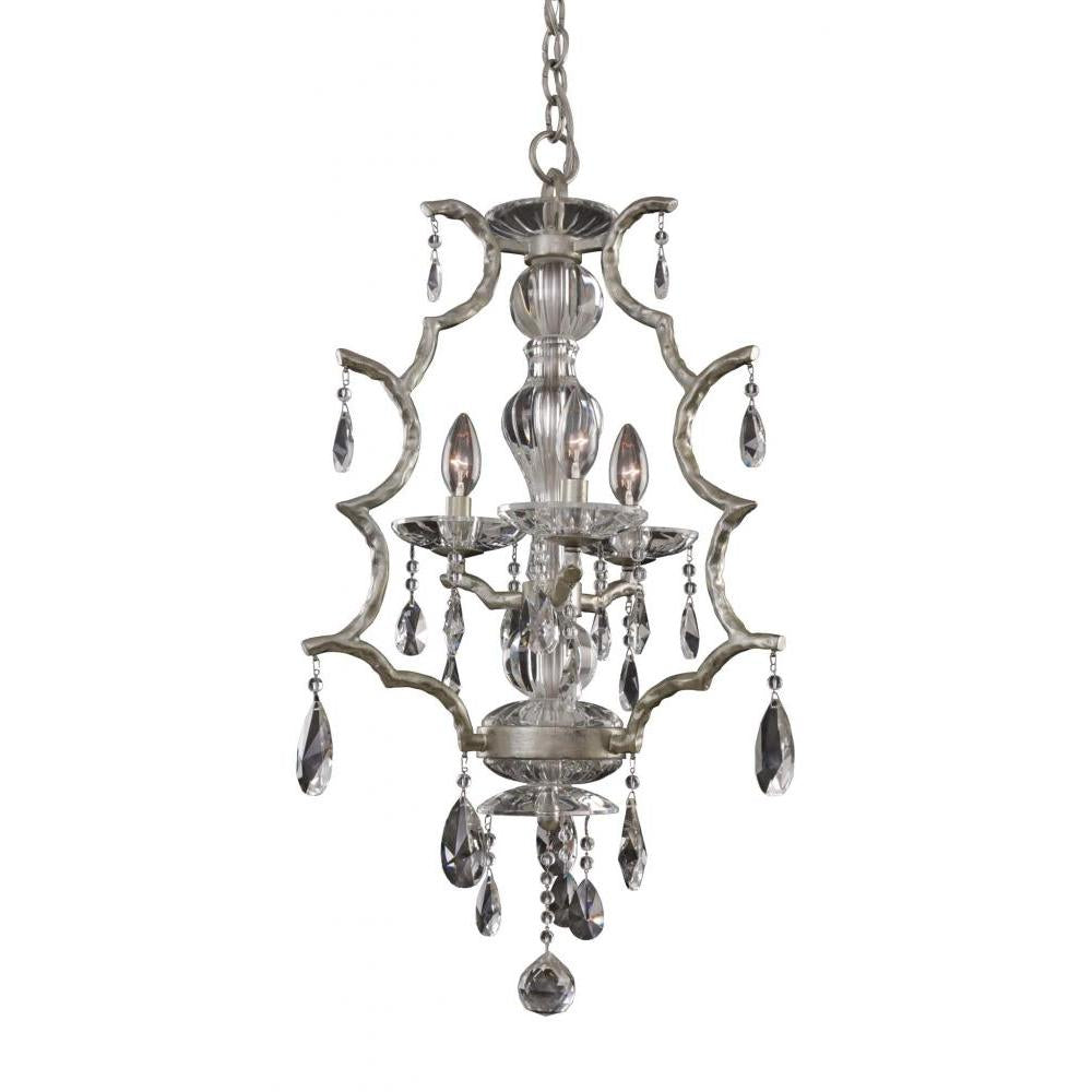 Shorecrest 3 Light Chandelier – Crystal+Form Allegri Crystal Lighting