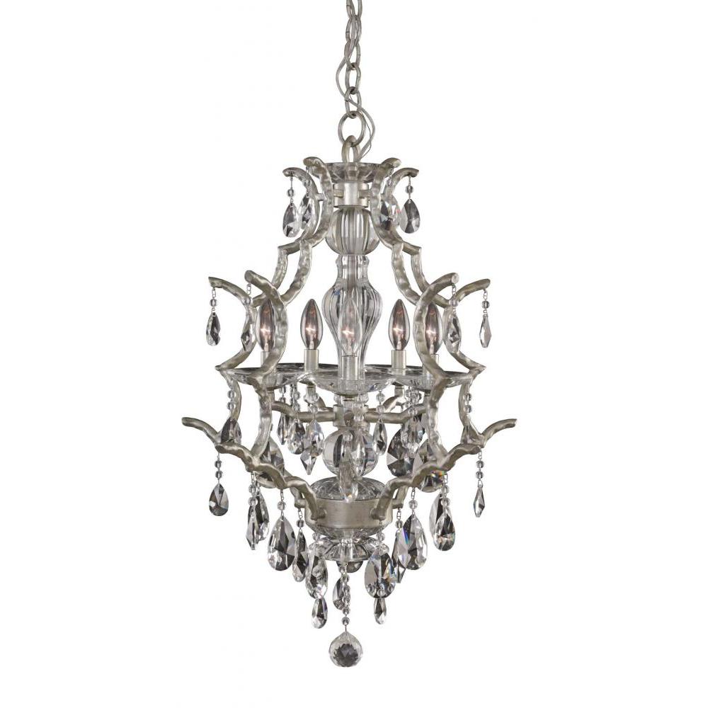 Shorecrest 5 Light Lantern – Crystal+Form Allegri Crystal Lighting