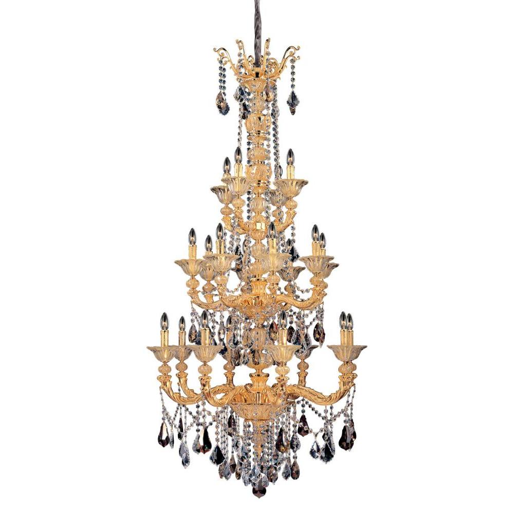 Mendelssohn 20 Light Chandelier – Crystal+Form Allegri Crystal Lighting