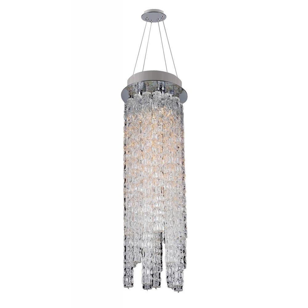 Botticelli 10 Inch Convertible Pendant - Flush Mount – Crystal+Form Allegri Crystal Lighting