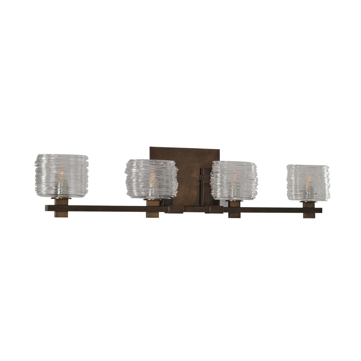 Clearwater 29-in 4 Light Socket Vintage Bronze Vanity Light