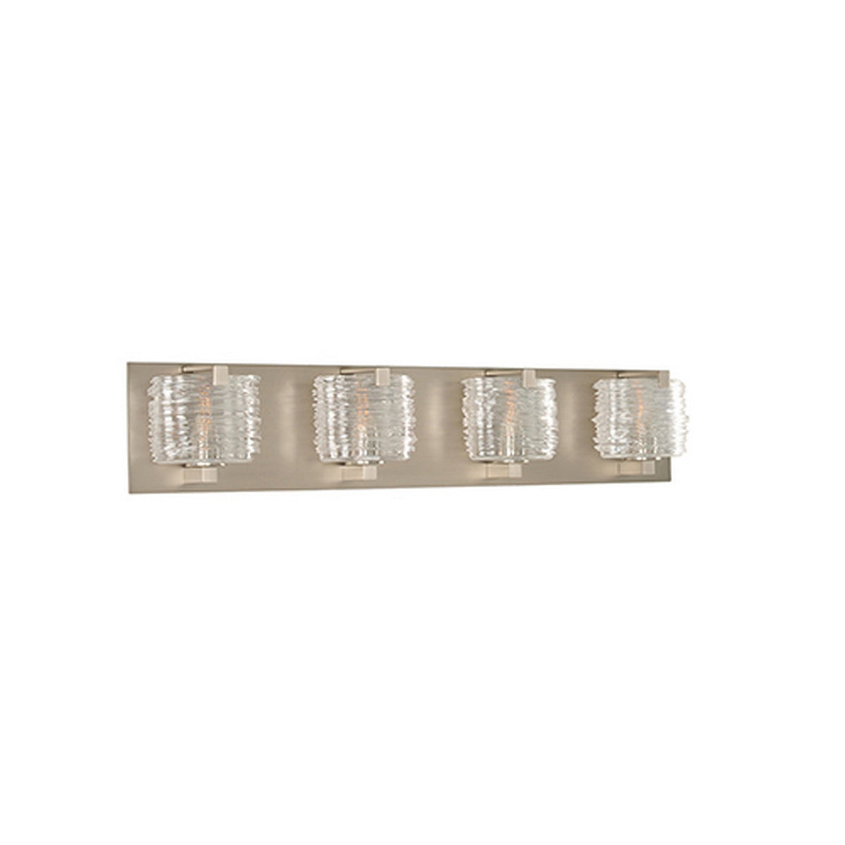 South Bay 26-in 4 Light Socket Satin Nickel Vanity Light