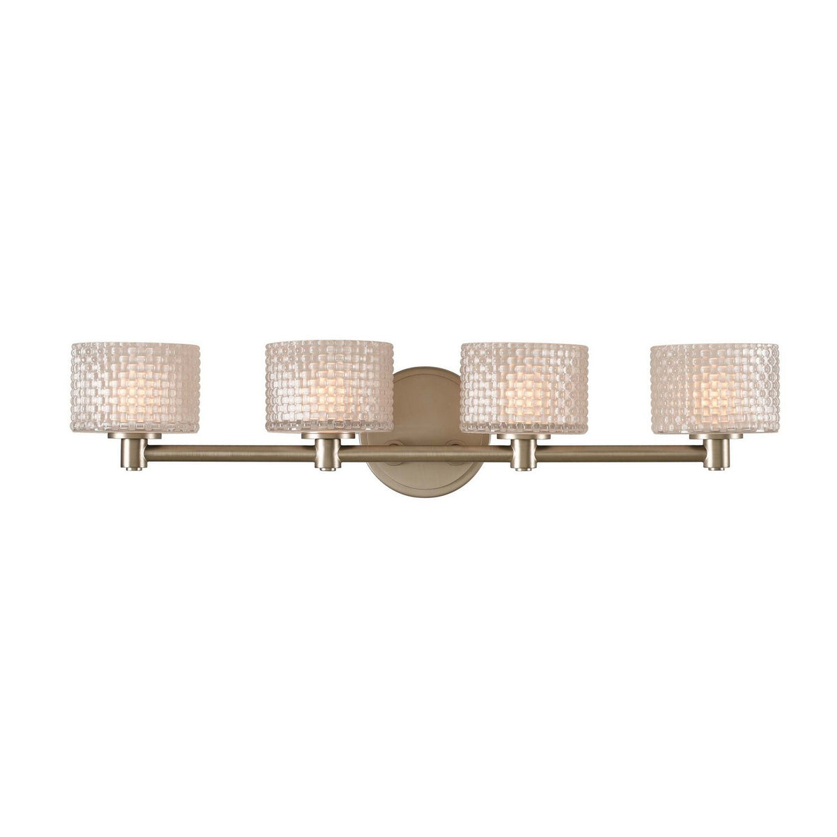 Willow 26-in 4 Light Socket Satin Nickel Vanity Light