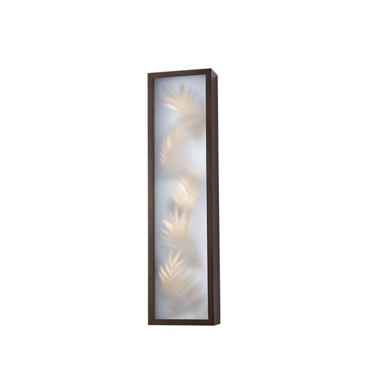 Folium 34-in 1 Light LED Bronze Outdoor Wall Sconce