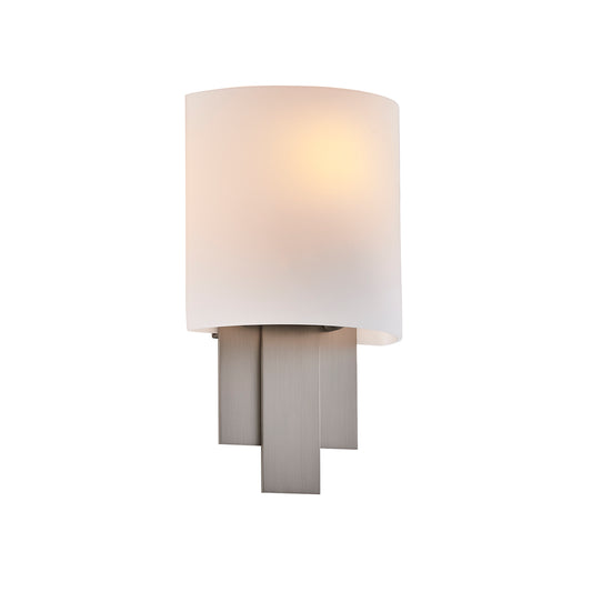 Espille 12.25-in 1 Light Socket Satin Nickel Wall Sconce