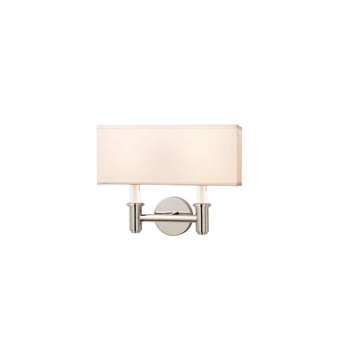 Dupont 11-in 2 Light Socket Polished Chrome Wall Sconce