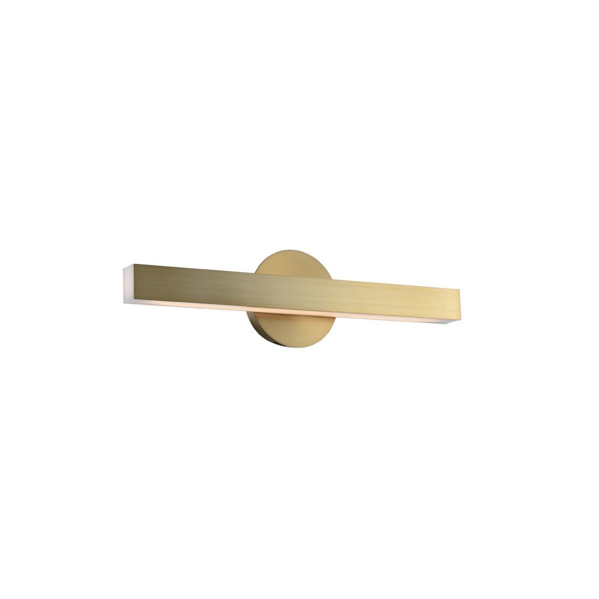Lavo 22-in 1 Light LED Winter Brass Wall Sconce