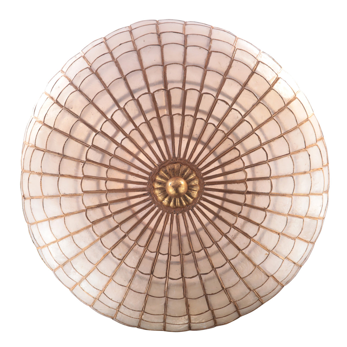Samal 25-in 6 Light Socket Oxidized Gold Leaf Chandelier