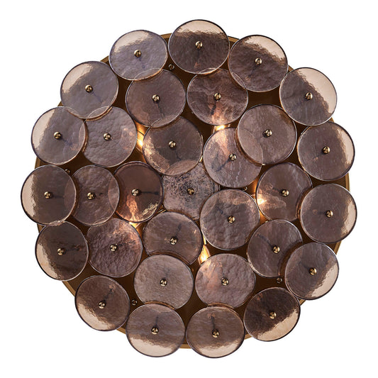 Hortensia 24.5-in 5 Light Socket Polished Winter Brass Pendant