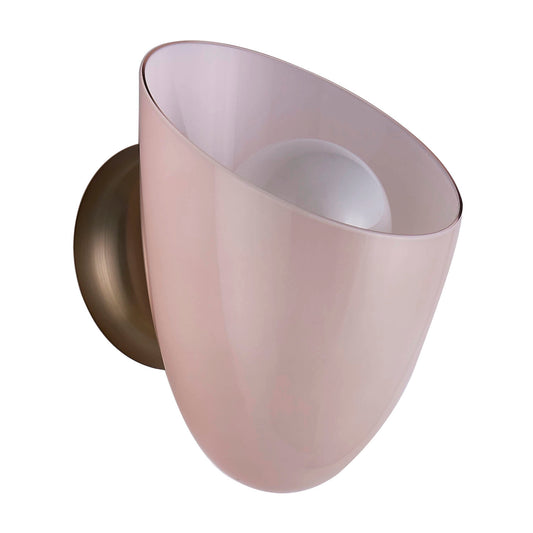 Cocoon 10-in 1 Light Socket Winter Brass Wall Sconce