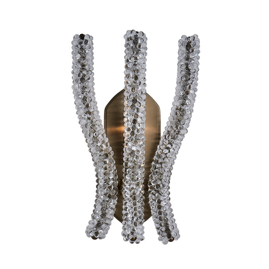 Coral 18-in 1 Light Socket Brushed Champagne Gold Wall Sconce