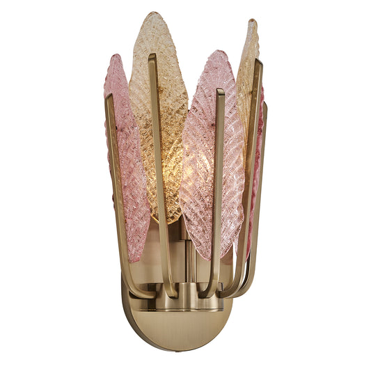 Autumna 14.5-in 1 Light Socket Brushed Champagne Gold Wall Sconce