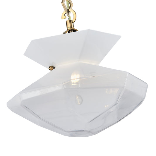 Bolsa 12-in 1 Light Socket Winter Brass Pendant