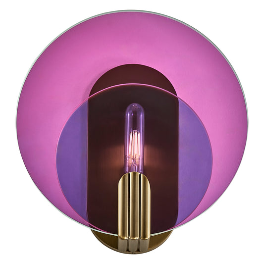 Optics 11-in 1 Light Socket Winter Brass Wall Sconce