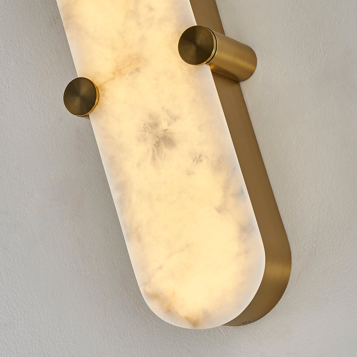 Lumba 20-in 1 Light LED Winter Brass Wall Sconce