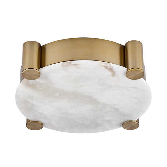 Lumba 21-in 1 Light LED Winter Brass Flush Mount