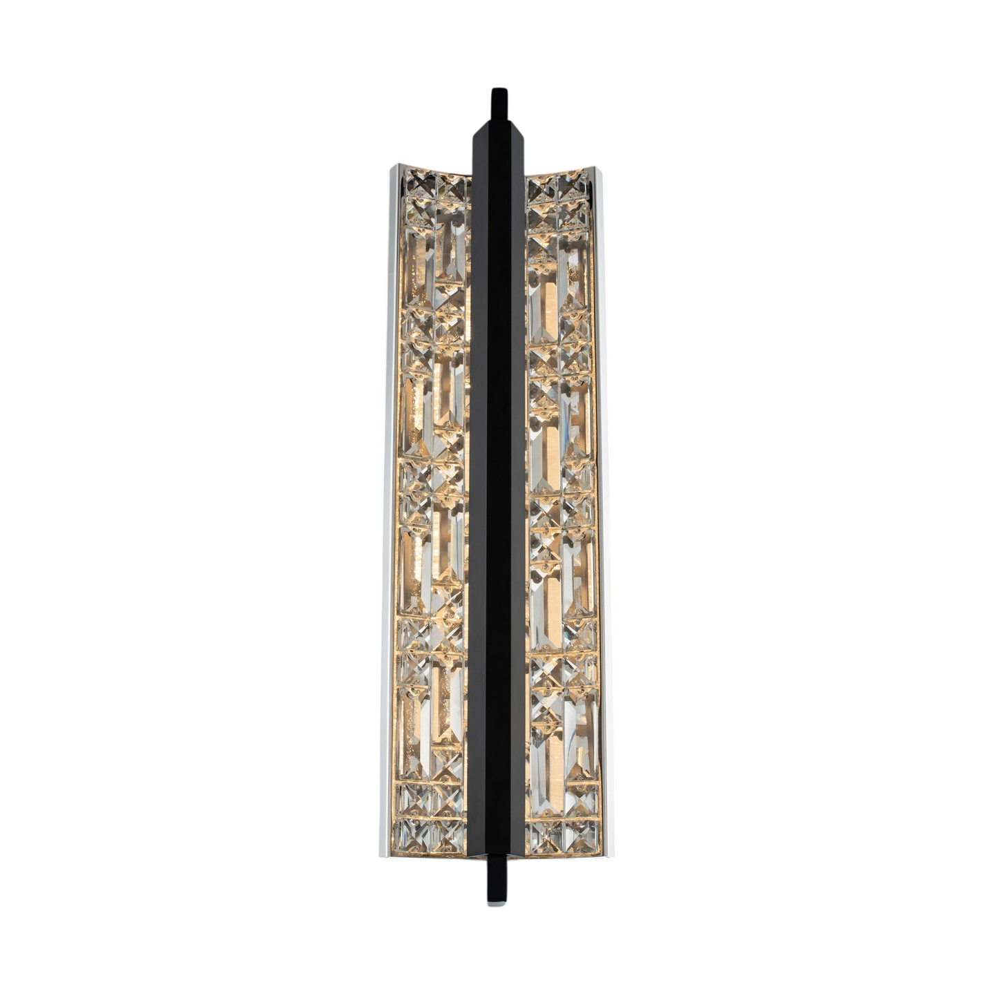 Capuccio 6" LED Wall Sconce – Matte Black by Allegri Crystal