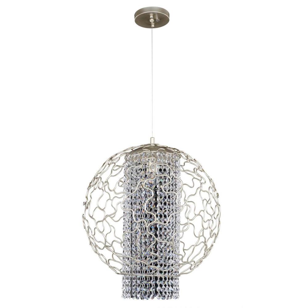 Mundo 18 Inch Pendant – Crystal+Form Allegri Crystal Lighting