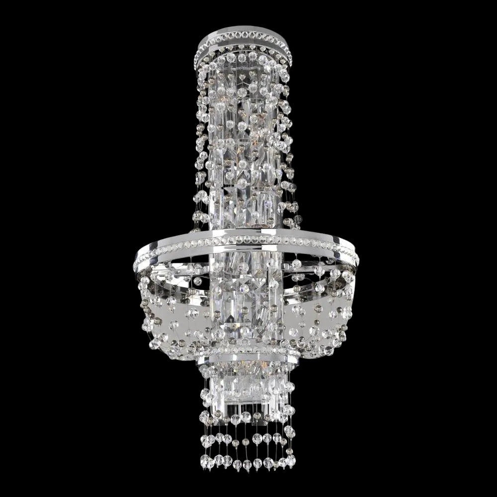 Capri 5 Light Wall Bracket – Crystal+Form Allegri Crystal Lighting