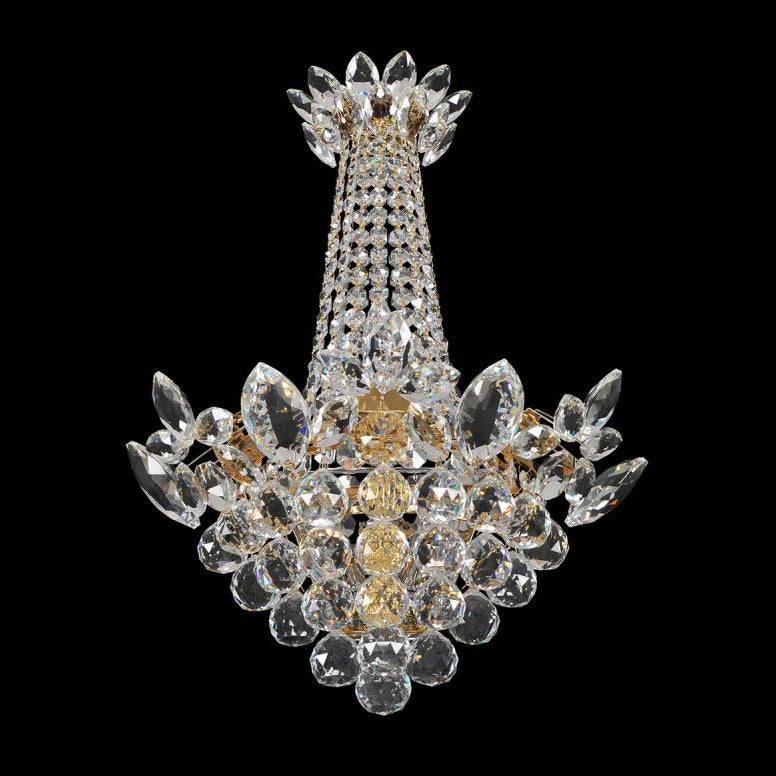 Treviso 3 Light Wall Bracket – Crystal+Form Allegri Crystal Lighting