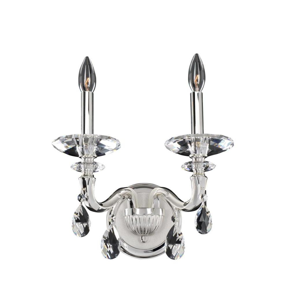 Jolivet 2 Light Wall Bracket – Crystal+Form Allegri Crystal Lighting