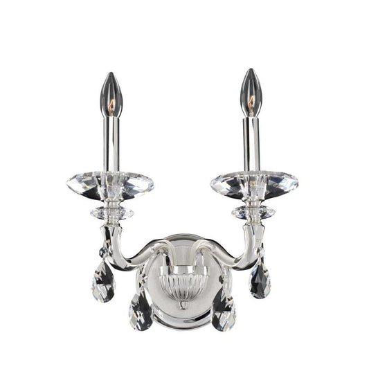 Jolivet 2 Light Wall Bracket – Crystal+Form Allegri Crystal Lighting