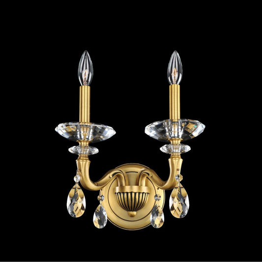 Jolivet 2 Light Wall Bracket – Crystal+Form Allegri Crystal Lighting