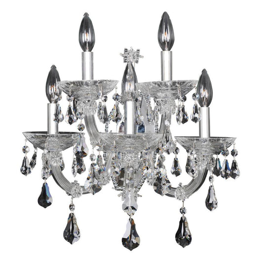 Brahms 5 Light Wall Bracket – Crystal+Form Allegri Crystal Lighting