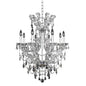 Brahms 8 Light Chandelier – Crystal+Form Allegri Crystal Lighting