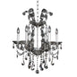 Brahms 6 Light Chandelier – Crystal+Form Allegri Crystal Lighting