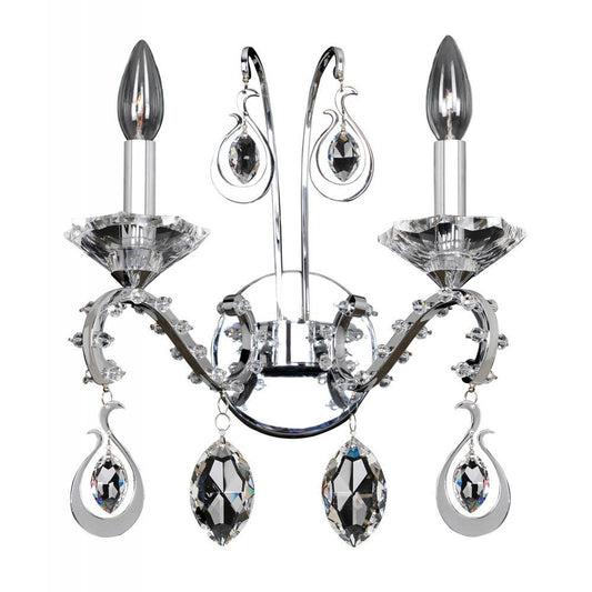 Torrelli 2 Light Wall Bracket – Crystal+Form Allegri Crystal Lighting