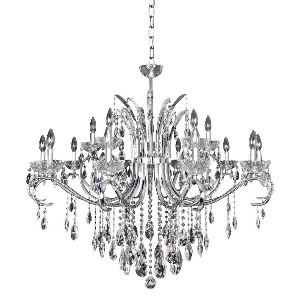 Catalani 15 Light Chandelier – Crystal+Form Allegri Crystal Lighting