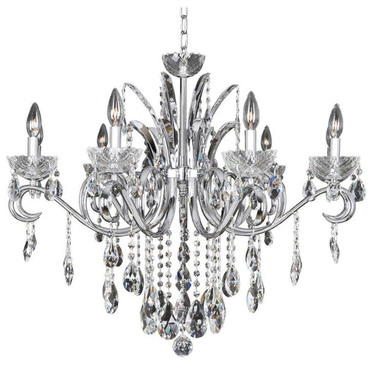 Catalani 9 Light Chandelier – Crystal+Form Allegri Crystal Lighting