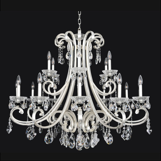 Bedetti 18 Light Chandelier – Crystal+Form Allegri Crystal Lighting