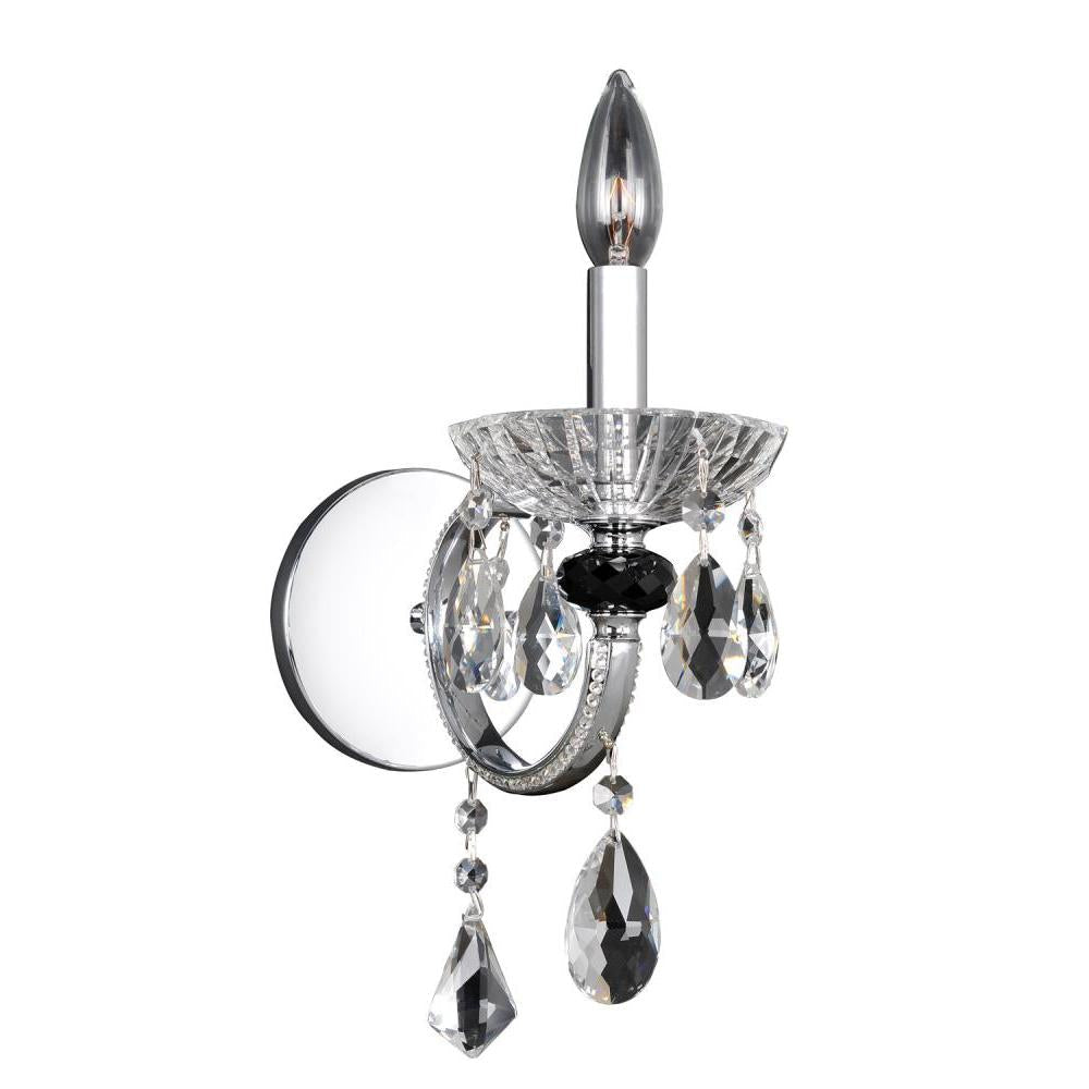 Steffani 1 Light Wall Bracket – Crystal+Form Allegri Crystal Lighting
