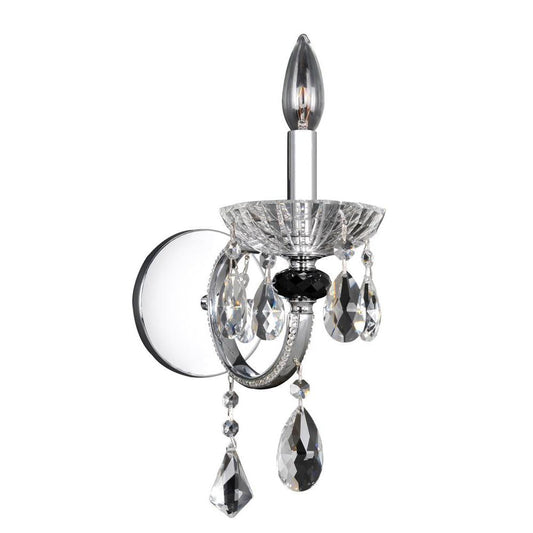 Steffani 1 Light Wall Bracket – Crystal+Form Allegri Crystal Lighting