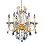Barret 6 Light Chandelier – Crystal+Form Allegri Crystal Lighting