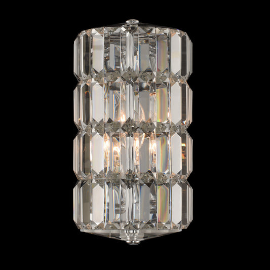 Julien Small Wall Sconce – Polished Chrome by Allegri Crystal – Crystal+Form Allegri Crystal Lighting