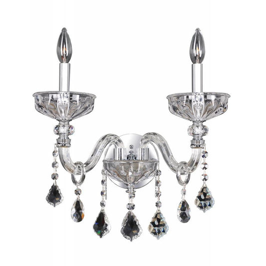 Clovio 2 Light Wall Bracket – Crystal+Form Allegri Crystal Lighting