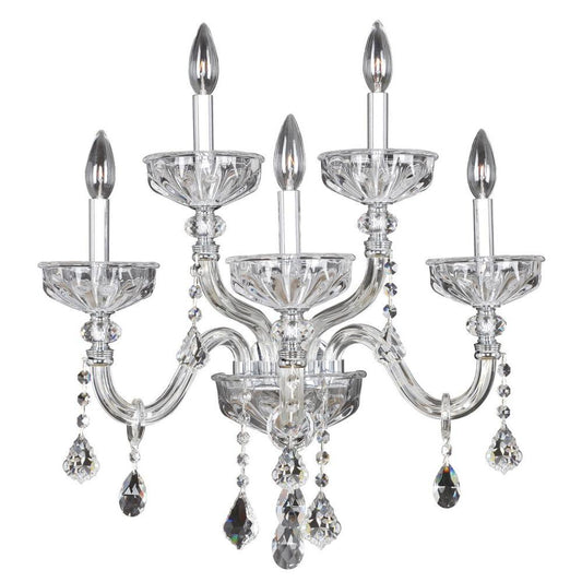 Clovio 5 Light Wall Bracket – Crystal+Form Allegri Crystal Lighting