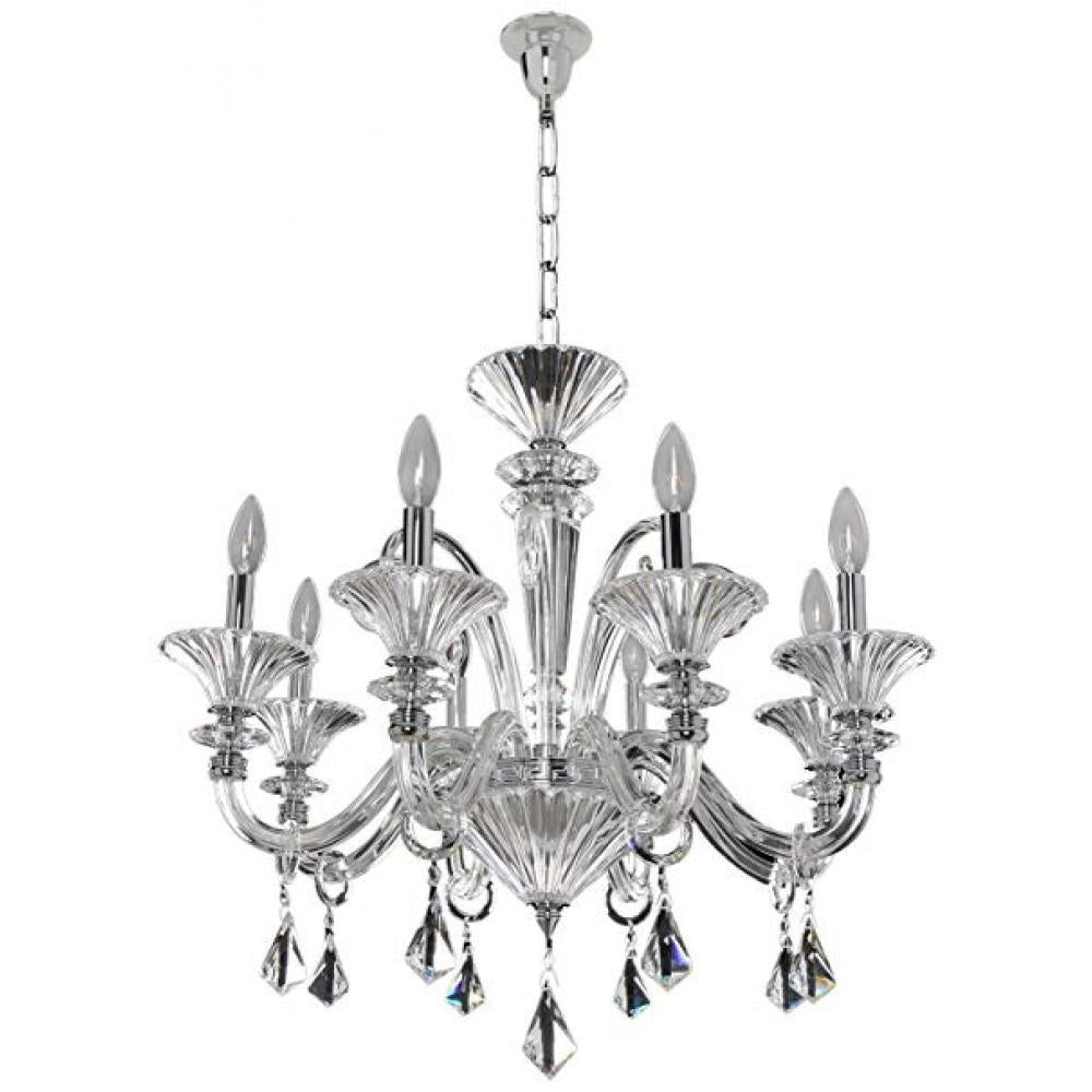 Chauvet 8 Light Chandelier – Crystal+Form Allegri Crystal Lighting