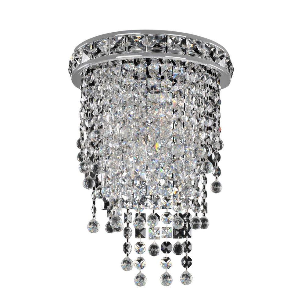 Cascata 2 Light Wall Bracket – Crystal+Form Allegri Crystal Lighting